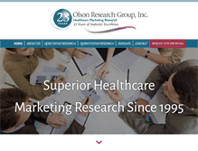 Tablet Screenshot of olsonresearchpa.com